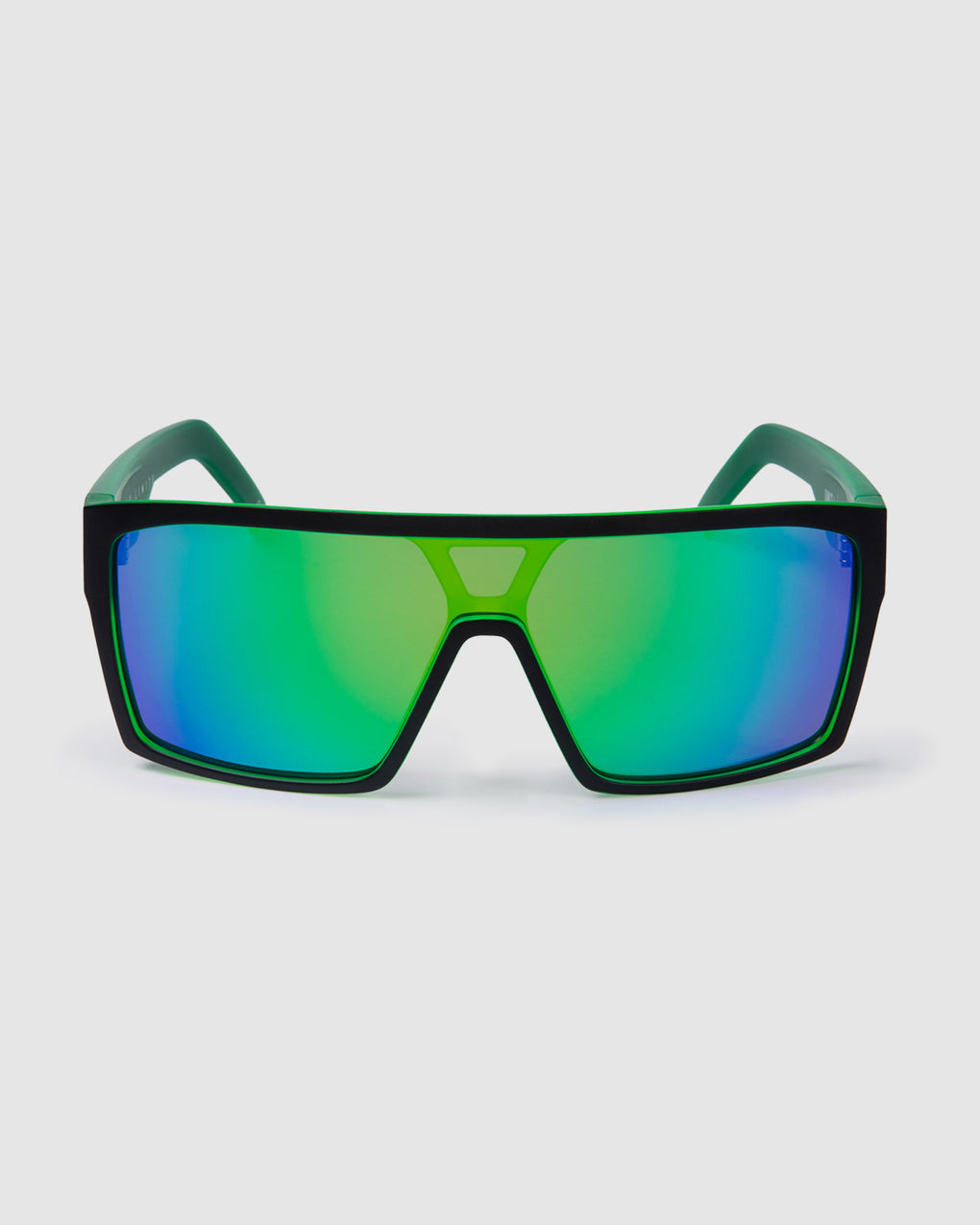 UNIT Sunglasses Command - Matte Black Green Polarised