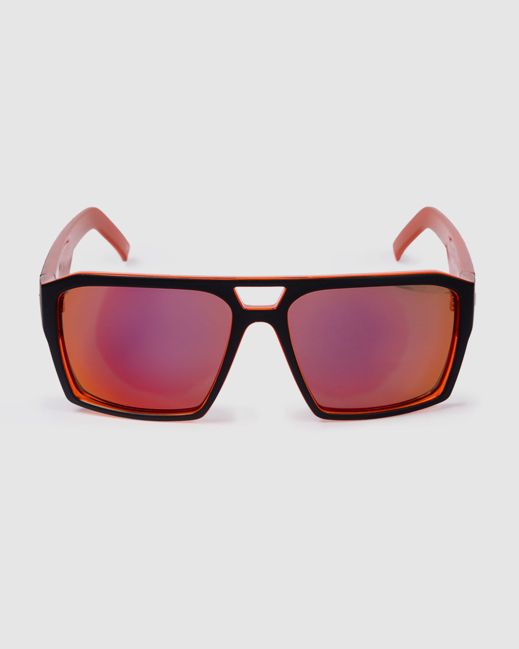 UNIT Sunglasses Vault - Matte Black Orange Polarised