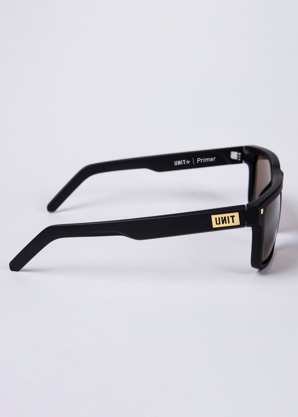 UNIT Primer Sunglasses - Matte Black Gold Polarised