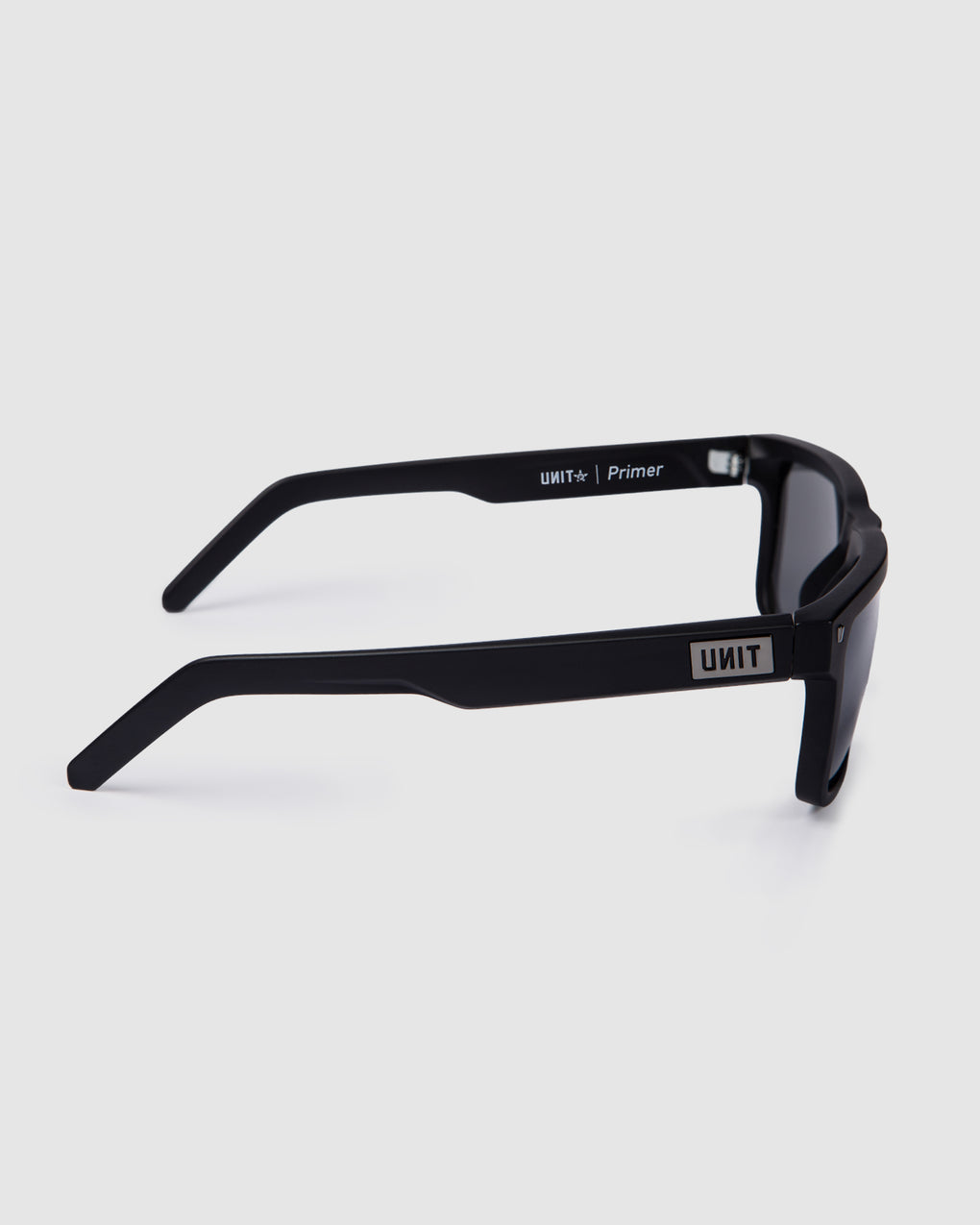 UNIT Primer Sunglasses - Matte Black Grey Polarised